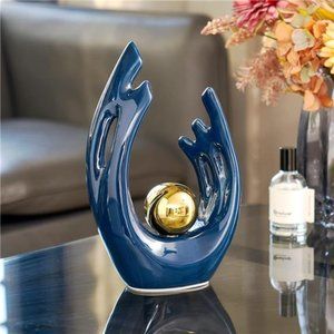 Modern Ceramic Statuette - Elegant Home Decor